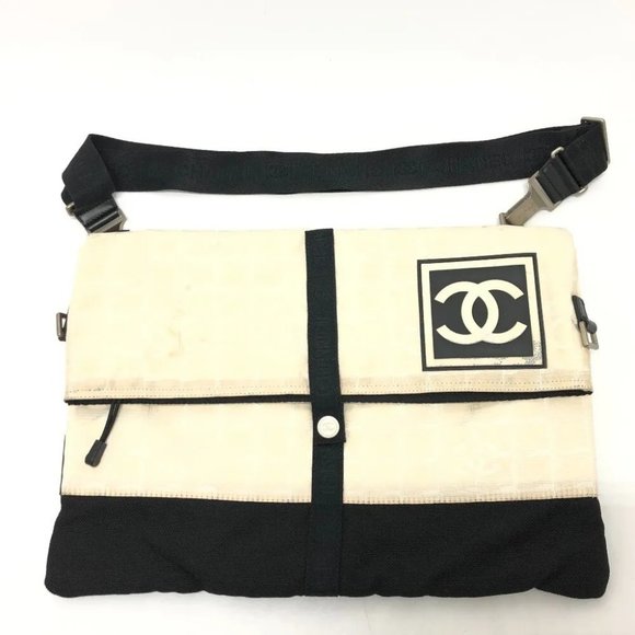 Auth CHANEL CC CC Mark New travel line Sports line Shoulder Bag - Picture 1 of 16